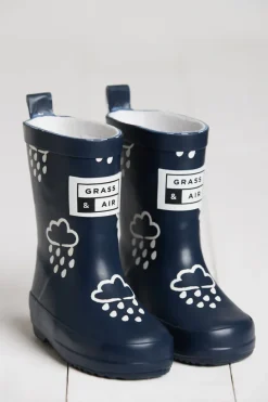 Grass & Air Wellies | Colour Changing | Navy