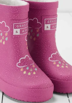 Grass & Air Wellies | Teddy Colour Changing | Orchid
