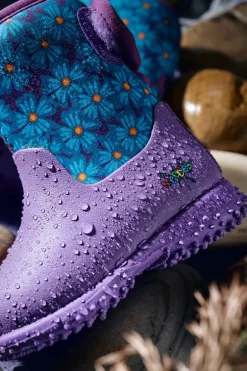 Grubs Waterproof Boots | Puddle Flower | Violet