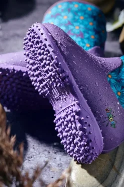 Grubs Waterproof Boots | Puddle Flower | Violet