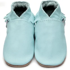 Inch Blue Soft Soles | Baby Pram Shoes | Baby Blue