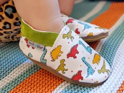 Inch Blue Soft Soles | Baby Pram Shoes | Jurassic