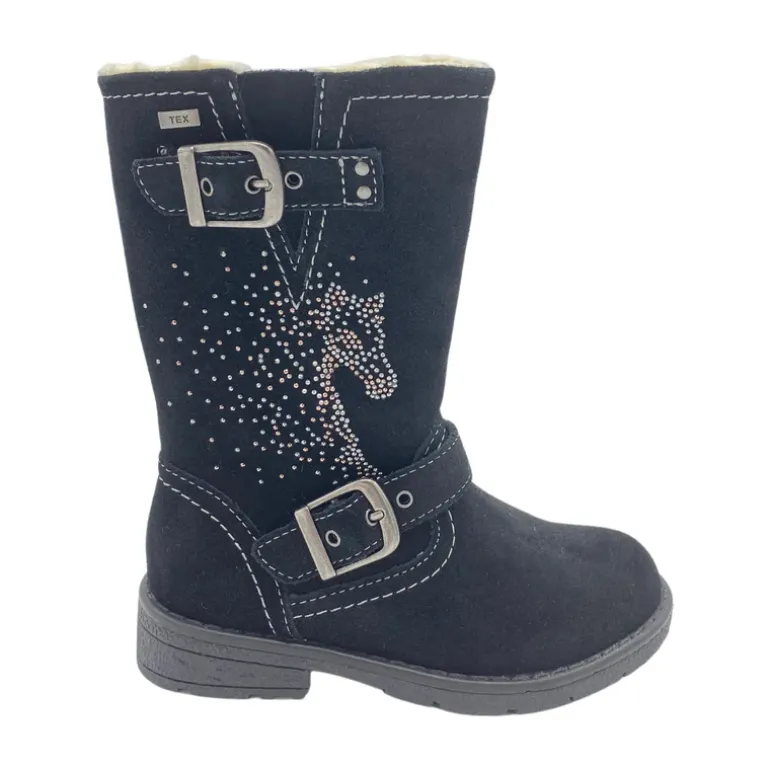 Lurchi Boots | Waterproof Heidi-Tex | Black Suede