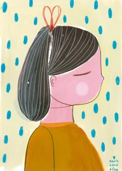 Marta Abad Blay | Girl 1 Artwork Print | 50x70cm