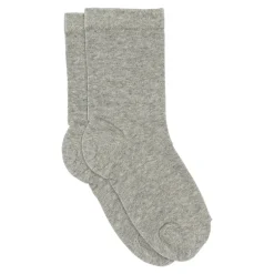 Melton Cotton Socks | Light Grey