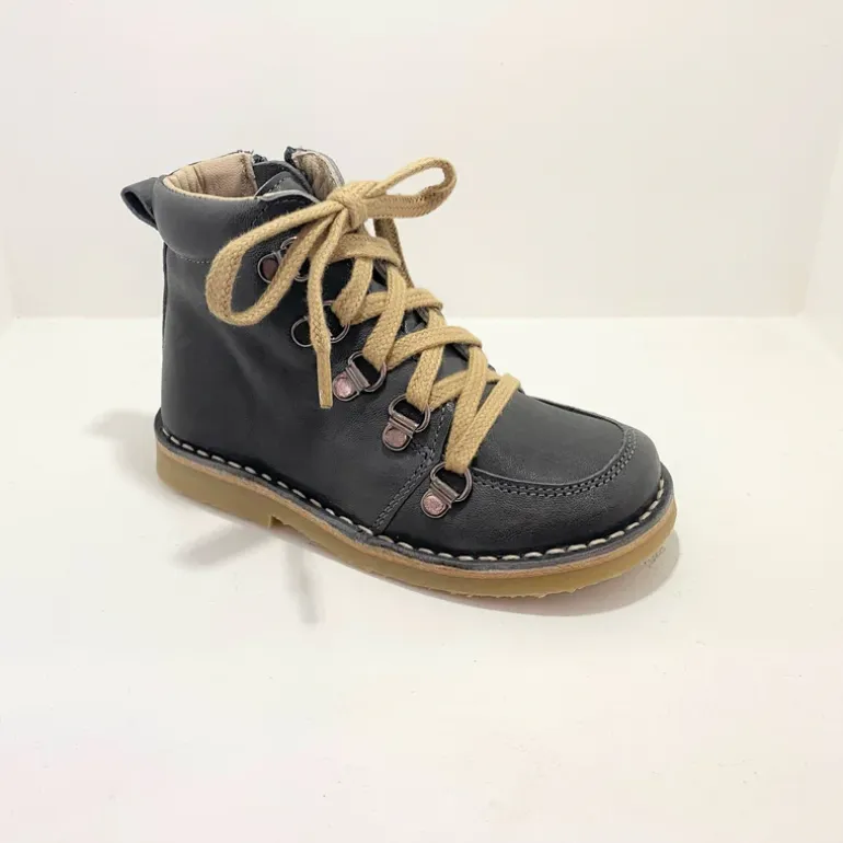 Petasil Kent | Lace Hiking Style Boots | Grey Lotus
