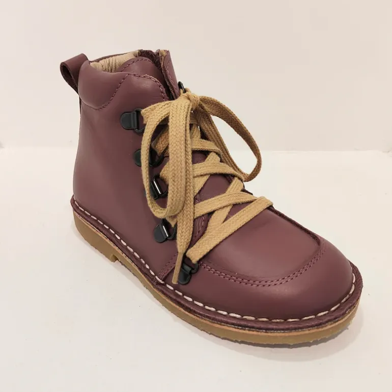 Petasil Kent | Lace Hiking Style Boots | Lavender Roma