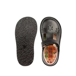 Petasil School Shoes | Clara | Black Leather