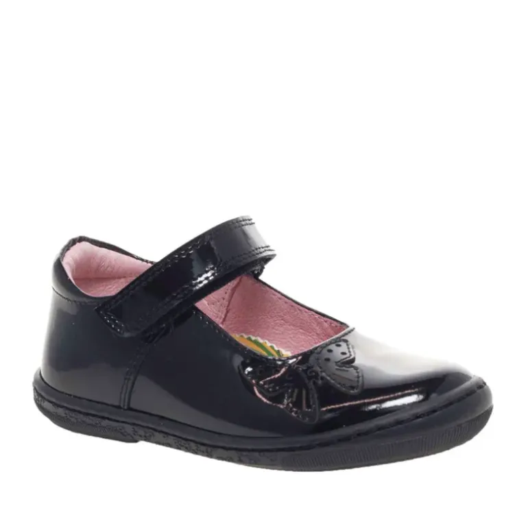 Petasil School Shoes | Dakota | Black Patent
