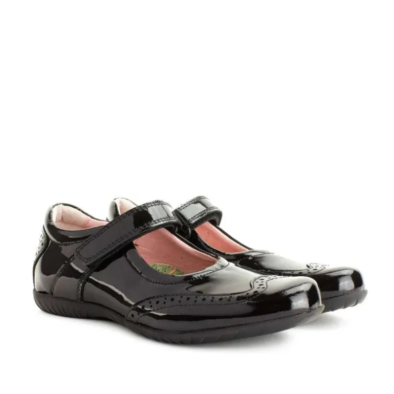 Petasil School Shoes | Expo | Black Patent