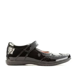 Petasil School Shoes | Expo | Black Patent