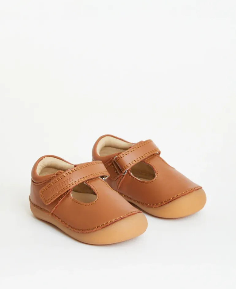 Prenta First Walker Shoes | Atlas | Tan Leather