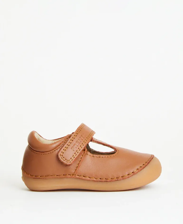 Prenta First Walker Shoes | Atlas | Tan Leather