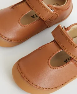 Prenta First Walker Shoes | Atlas | Tan Leather