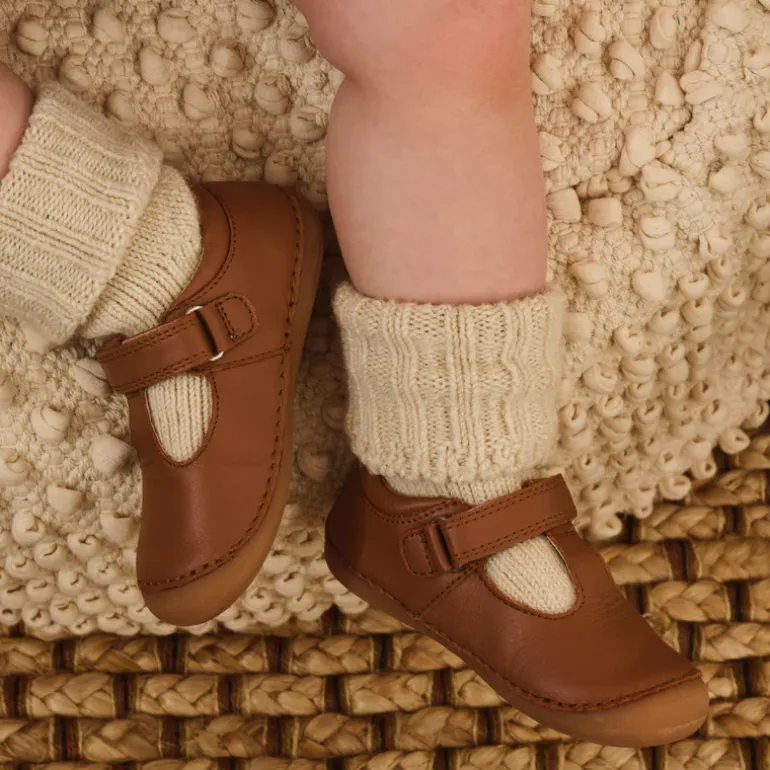 Prenta First Walker Shoes | Atlas | Tan Leather