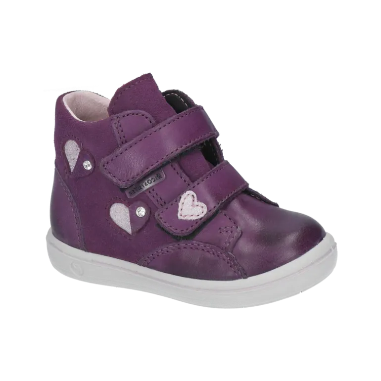 Ricosta Boots | Abby Waterproof Velcro Boots | Cassis Purple