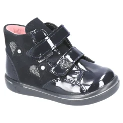 Ricosta Boots | Abby Waterproof Velcro Boots | Navy Patent