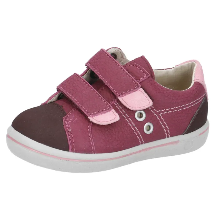 Ricosta Shoes | Nippy Velcro | Merlot & Pink