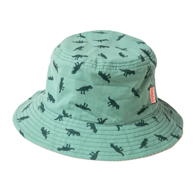 Rockahula Kids Bucket Hat | T-Rex | Green