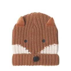 Rockahula Kids Knit Hat | Felix Fox | Brown