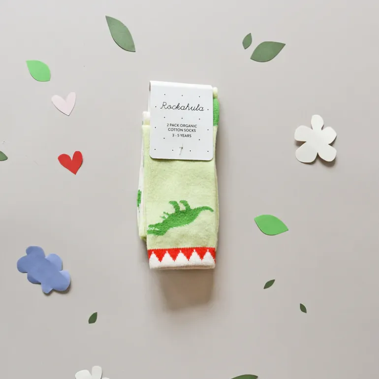 Rockahula Kids Socks | pack of 2 | T-Rex