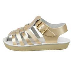 Salt-Water Sun-San | Kids Sailor Sandals | Gold