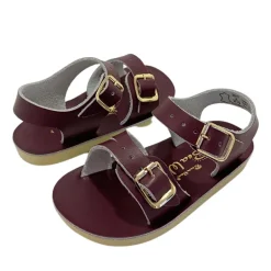 Salt-Water Sun-San | Kids Sea Wee Sandals | Claret Red