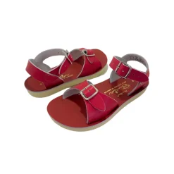 Salt-Water Sun-San | Kids Surfer Sandals | Red