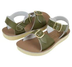 Salt-Water Sun-San | Kids Surfer Sandals | Olive