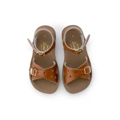 Salt-Water Sun-San | Kids Sweetheart Sandals | Tan