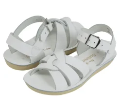 Salt-Water Sun-San | Kids Swimmer Sandals | White