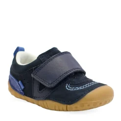 Start-Rite Cruiser Shoes | Shuffle | Nubuck Leather Navy
