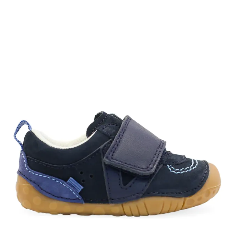 Start-Rite Cruiser Shoes | Shuffle | Nubuck Leather Navy