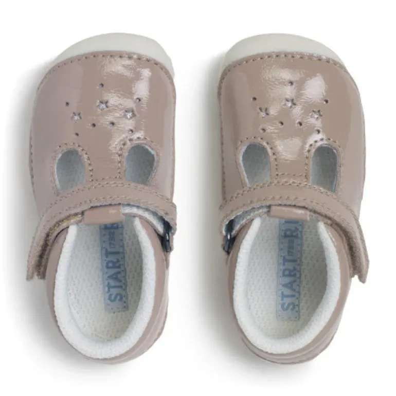Start-Rite Cruiser Shoes | Tumble | Taupe Patent