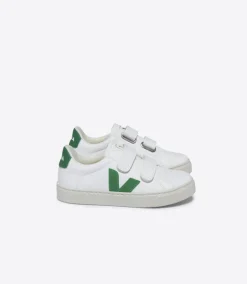 Veja Kids Trainers | Esplar Velcro | White Emeraude