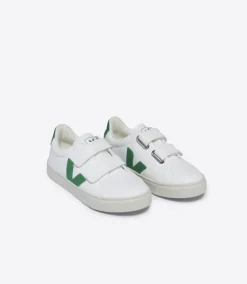Veja Kids Trainers | Esplar Velcro | White Emeraude