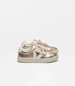 Veja Kids Trainers | Small Esplar Platine | Gold
