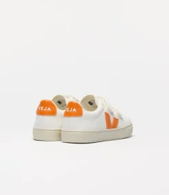 Veja Kids Trainers | Small Esplar White Fury | orange