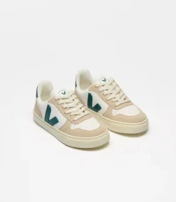 Veja Kids Trainers | V-10 Lace | Brittany Almond