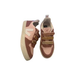 Veja Kids Trainers | V-10 Velcro | Petale Multico