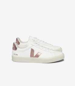 Veja Women’s Trainer | Campo Chromefree Leather | Extra-White_Nacre
