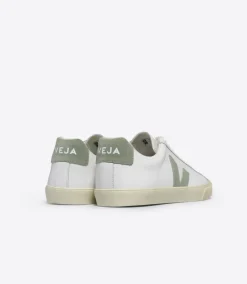 Veja Women’s Trainers | Esplar Logo Leather | Extra-White_Clay