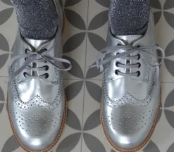 Young Soles Shoes | Brando Brogue | Silver