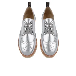 Young Soles Shoes | Brando Brogue | Silver