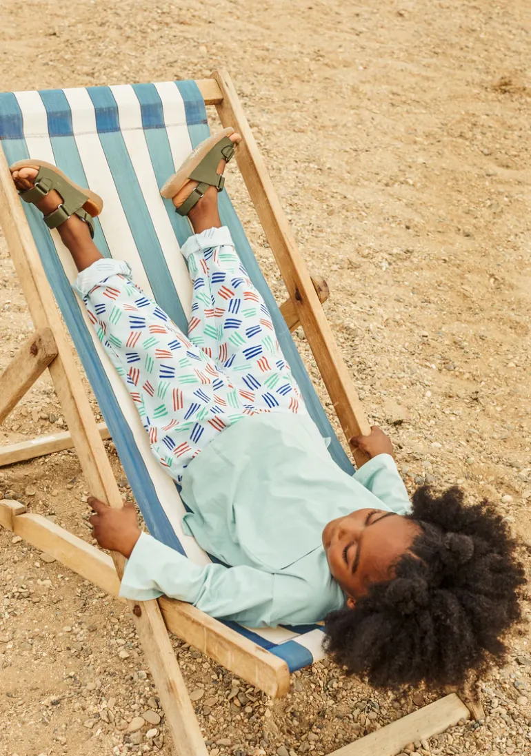 Zig and Star Sandals | Junior Solar | Khaki